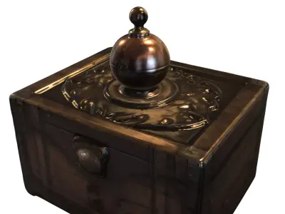 Mysterious Antique Puzzle Box 3D model