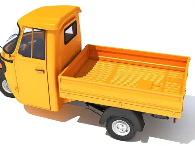 3 Wheeler Mini Tuk Tuk Pick Up 3D model