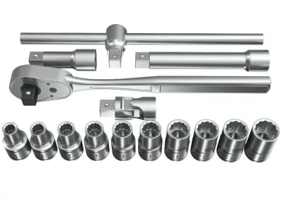 Socket Set 3D model