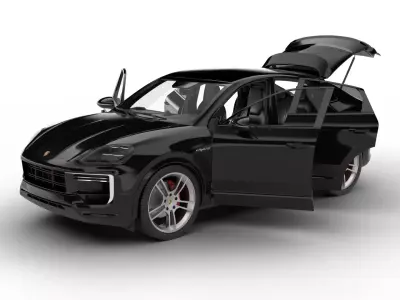 Porsche Turbo Coupe 2026 HQ 3d model 3D model