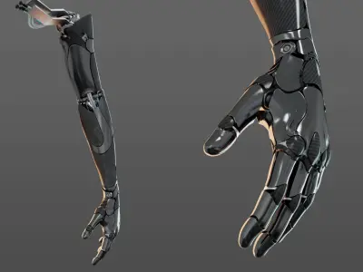 hand anatomy mechanical 3D model purchase
