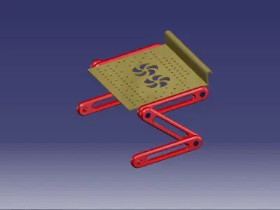 laptop tray with legs Free 3D model