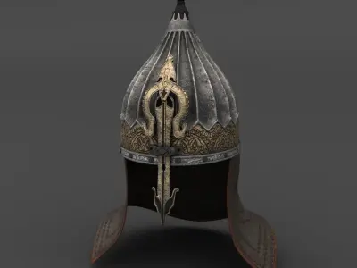 Helmet medieval 3D model