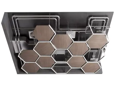 Ceilinng 16 Low-poly 3D model