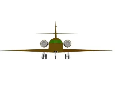 AIRCRAFT FALCON10 3D model