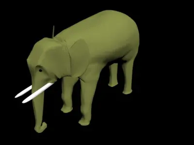 Elephant 3d models ma mb max obj fbx files 3D model