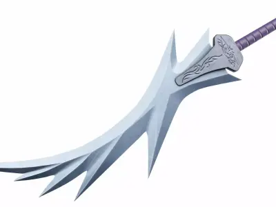Sword 20 Low-poly 3D model