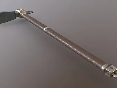 Hoe - Mithril Low-poly 3D model