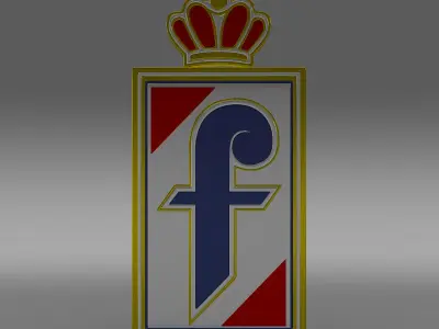 pininfarina logo 3D model by Sergey