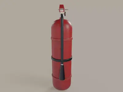 Fire Extinguisher - Game-Ready PBR 3D Model Low-poly 3D model