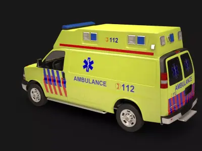 Chevy Express Ambulance 3D model
