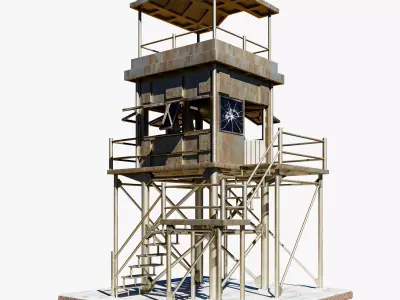 Military Tower 3D model