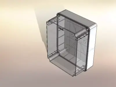 Steck junction box - Caixa passagem Steck alt 390x310x187 REF... Free 3D model