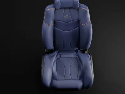 Super Lux car seat 3D model