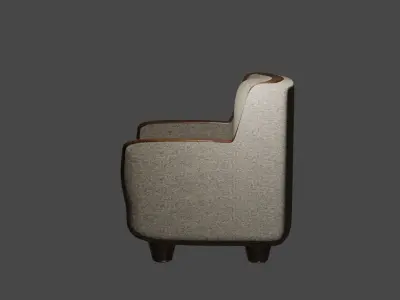 High Poly Tweed Fabric 3d Asset Fully Textured PBR Materials 3D model