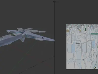 SuperJuggernaut fighter jet 3D model