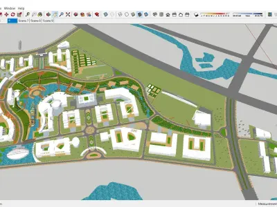 Sketchup Landscape Park 190 3D model