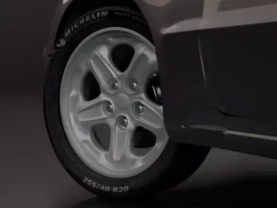 1997 Mazda MX-6 3D model
