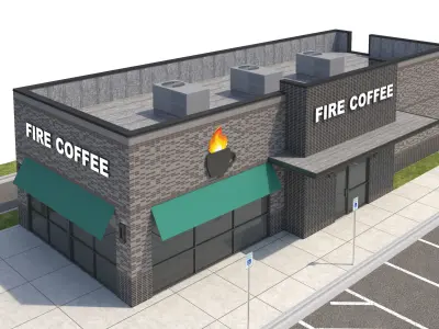 Retail-151 Retail Store 3D model