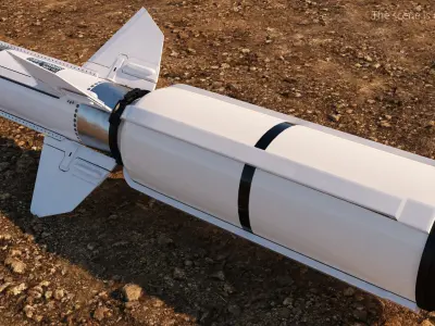 Standard Missile 6 3D model