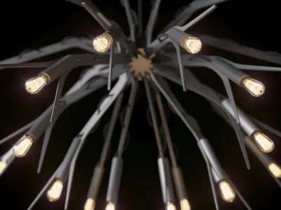 Chandelier C74 - DADDY LONGLEGS XL 3D model