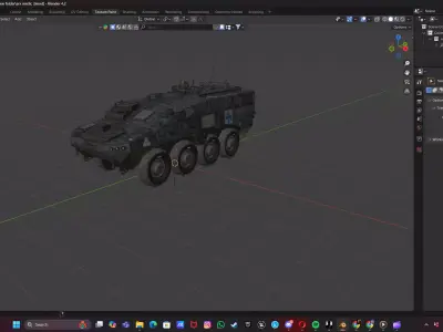 arx medic vehicle  Low-poly 3D model