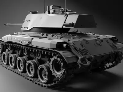 m41 walker bulldog 3D model