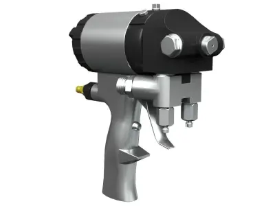 Foam Spray Gun 3D model