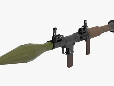 RPG-7  Low-poly Low-poly 3D model