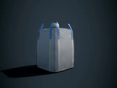 Industrial Bag Low-poly 3D model