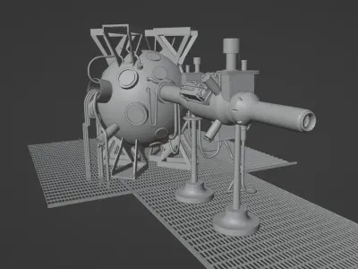 TRON 1982 Digitizing Laser 3D model