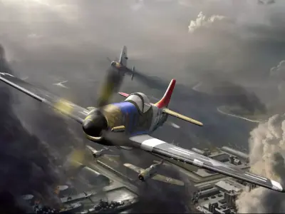 p51 mustang warplane 3D model