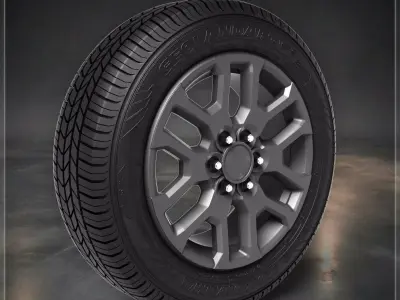 Wheel RC Truck Toyota Tundra 3D print model