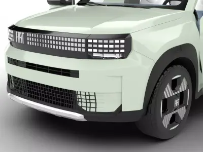 Fiat Grande Panda Petrol 2026 HQ 3d model 3D model