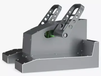 Boeing Aircraft Rudder Pedal Assembly 3D model