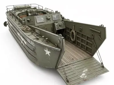 Amphibious Landing Craft 3D print model