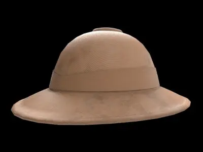 Warrior helmet Desert Free low-poly 3D model