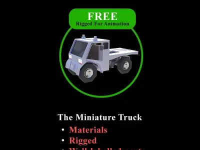 Round Overhead Tank - Cylindrical Low-poly 3D model