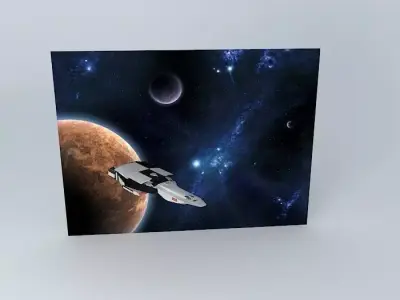MTSF Constellation frigate Free 3D model