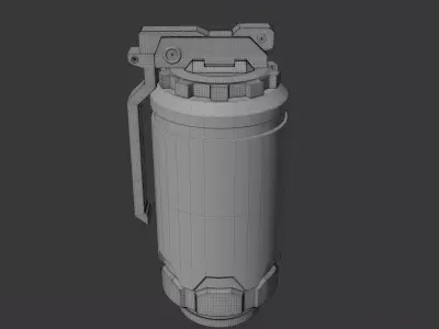 HMX Grenade 3D model