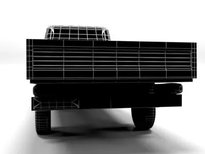 MERCEDES SPRINTER DOUBLECAB TRUCK Low-poly 3D model