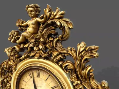  classic clock print 2 3D model