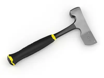 Shingler Hammer With Blade 3D model