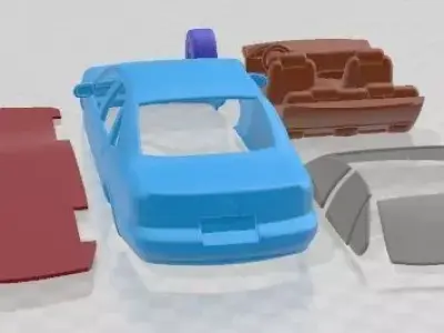 Chevrolet Impala SS 1995 Printable Car  3D print model