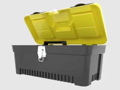 Plastic Toolbox 3D model
