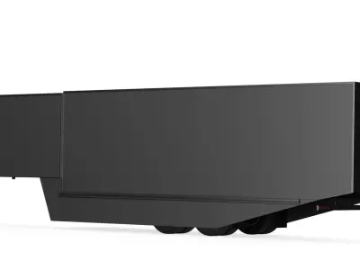 Tesla Semi Box Trailer Grey 3D model