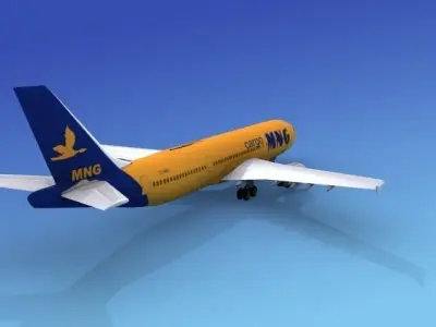 Airbus A300 MNG Cargo 2 3D model