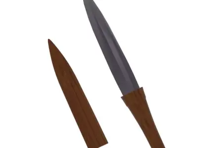 Dagger Low-poly 3D model