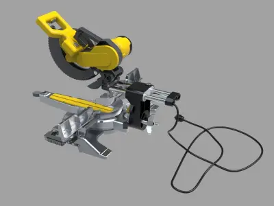 Miter saw alumininum cutter 3d model   3D model