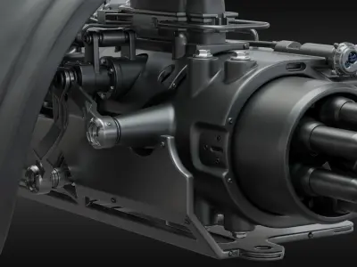SciFi Minigun Automatic Cannon 3D model